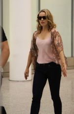 RACHEL MCADAMS Arrives at Airport in Toronto