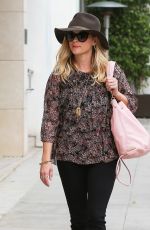 REESE WITHERSPOON Arrives at Rossano Ferretti Hairspa in Beverly Hills