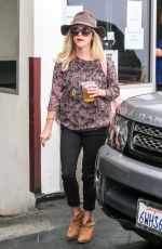 REESE WITHERSPOON Arrives at Rossano Ferretti Hairspa in Beverly Hills