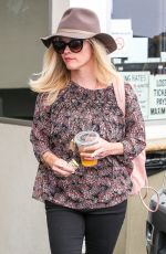 REESE WITHERSPOON Arrives at Rossano Ferretti Hairspa in Beverly Hills