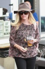 REESE WITHERSPOON Arrives at Rossano Ferretti Hairspa in Beverly Hills