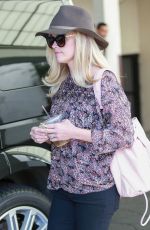 REESE WITHERSPOON Arrives at Rossano Ferretti Hairspa in Beverly Hills