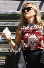 REESE WITHERSPOON in Skirt Out and About in Los Angeles 0509