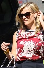 REESE WITHERSPOON in Skirt Out and About in Los Angeles 0509