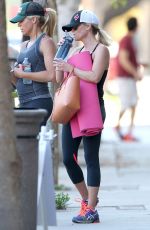 REESE WITHERSPOON in Tights Heading to Yoga Class in Los Angeles 2209