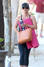 REESE WITHERSPOON in Tights Heading to Yoga Class in Los Angeles 2209