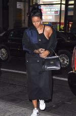 RIHANNA Arrives at a Recording Studio in New York 2309