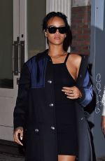 RIHANNA Arrives at a Recording Studio in New York 2309