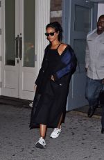 RIHANNA Arrives at a Recording Studio in New York 2309