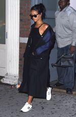RIHANNA Arrives at a Recording Studio in New York 2309