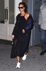 RIHANNA Arrives at a Recording Studio in New York 2309