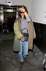 RIHANNA Arrives at Los Angeles International Airport 2809