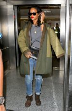RIHANNA Arrives at Los Angeles International Airport 2809