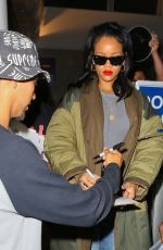 RIHANNA Arrives at Los Angeles International Airport 2809