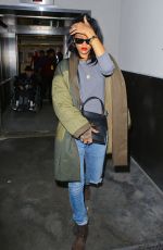 RIHANNA Arrives at Los Angeles International Airport 2809