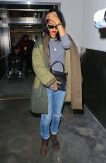 RIHANNA Arrives at Los Angeles International Airport 2809