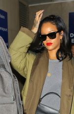 RIHANNA Arrives at Los Angeles International Airport 2809