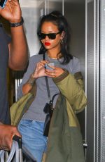 RIHANNA Arrives at Los Angeles International Airport 2809