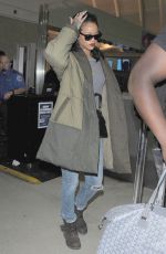 RIHANNA Arrives at Los Angeles International Airport 2809