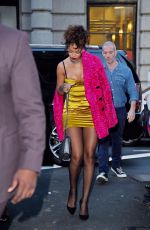 RIHANNA Arrives at Nobu Restaurant in Tribeca