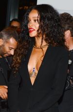 RIHANNA at Altuzarra Fashion Show in New York