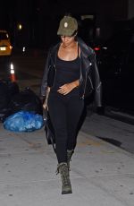 RIHANNA Heading to a Recording Studio in New York