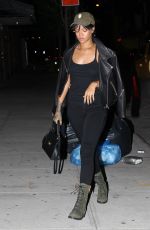 RIHANNA Heading to a Recording Studio in New York