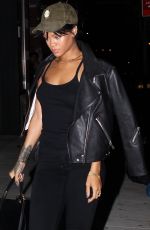 RIHANNA Heading to a Recording Studio in New York
