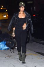 RIHANNA Heading to a Recording Studio in New York