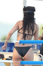 RIHANNA in Bikini at a Boat in Barbados