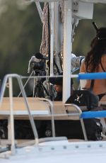 RIHANNA in Bikini at a Yacht in Barbados