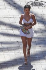 RIHANNA Out and About in Calvi in Corsica