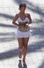 RIHANNA Out and About in Calvi in Corsica