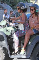 RIHANNA Out and About in Calvi in Corsica