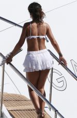 RIHANNA Out and About in Calvi in Corsica