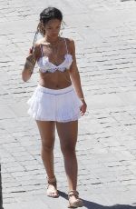 RIHANNA Out and About in Calvi in Corsica