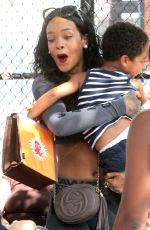 RIHANNA Out and About in New York 0709