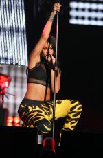 RIHANNA Performs at Rose Bowl in Pasadena