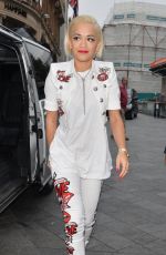 RITA ORA and IGGY AZALEA at Capital FM Studio in London