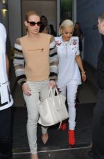 RITA ORA and IGGY AZALEA at Capital FM Studio in London