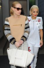 RITA ORA and IGGY AZALEA at Capital FM Studio in London