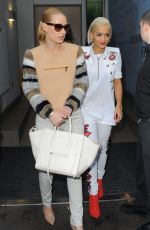 RITA ORA and IGGY AZALEA at Capital FM Studio in London