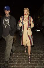 RITA ORA Arrives at Chiltern Firehouse in London 1109