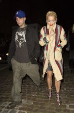 RITA ORA Arrives at Chiltern Firehouse in London 1109