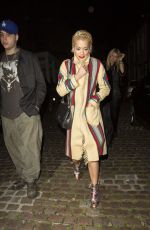 RITA ORA Arrives at Chiltern Firehouse in London 1109