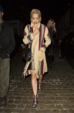 RITA ORA Arrives at Chiltern Firehouse in London 1109