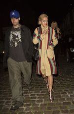 RITA ORA Arrives at Chiltern Firehouse in London 1109