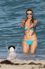 RITA RUSIC in Bikini at a Beach in Miami 0709