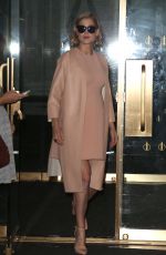 ROSAMUND PIKE Arrives at Today Show in New York