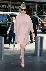 ROSAMUND PIKE Arrives at Today Show in New York